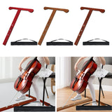 Maxbell Cello Endpin Anchor Lightweight Wood Floor Protector for Concert Show Red