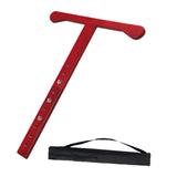 Maxbell Cello Endpin Anchor Lightweight Wood Floor Protector for Concert Show Red