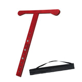 Maxbell Cello Endpin Anchor Lightweight Wood Floor Protector for Concert Show Red