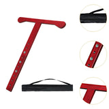 Maxbell Cello Endpin Anchor Lightweight Wood Floor Protector for Concert Show Red