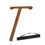 Maxbell Cello Endpin Anchor Lightweight Wood Floor Protector for Concert Show Light Brown