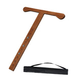 Maxbell Cello Endpin Anchor Lightweight Wood Floor Protector for Concert Show Light Brown