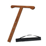 Maxbell Cello Endpin Anchor Lightweight Wood Floor Protector for Concert Show Light Brown