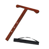 Maxbell Cello Endpin Anchor Lightweight Wood Floor Protector for Concert Show Dark Brown