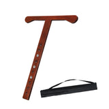 Maxbell Cello Endpin Anchor Lightweight Wood Floor Protector for Concert Show Dark Brown