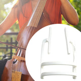 Maxbell Cello Bow Straighten Collimator Beginners for Balance Cello Bow Straightener White