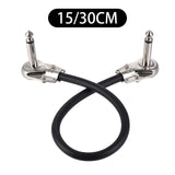 Maxbell Guitar Patch Cable Sound Multiuse Space Saving Sturdy Instrument Cable 15cm