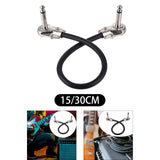 Maxbell Guitar Patch Cable Sound Multiuse Space Saving Sturdy Instrument Cable 15cm