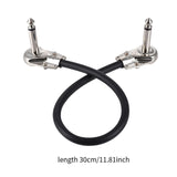 Maxbell Guitar Patch Cable Sound Multiuse Space Saving Sturdy Instrument Cable 30cm