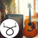 Maxbell Guitar Patch Cable Sound Multiuse Space Saving Sturdy Instrument Cable 30cm