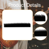 Maxbell 8 String Guitar Nut Replacement for Luthier Music Instrument Accessory Black