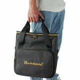 Maxbell Vinyl Record Bag with Lid Holds 12" LP Albums Travel Carrying LP Record Case