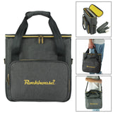 Maxbell Vinyl Record Bag with Lid Holds 12" LP Albums Travel Carrying LP Record Case