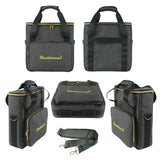 Maxbell Vinyl Record Bag with Lid Holds 12" LP Albums Travel Carrying LP Record Case