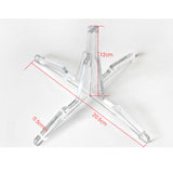 Maxbell Folding Clarinet Holder Support Lightweight Tripod Bracket Accessories Clear