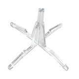 Maxbell Folding Clarinet Holder Support Lightweight Tripod Bracket Accessories Clear