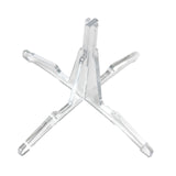 Maxbell Folding Clarinet Holder Support Lightweight Tripod Bracket Accessories Clear