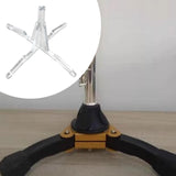 Maxbell Folding Clarinet Holder Support Lightweight Tripod Bracket Accessories Clear