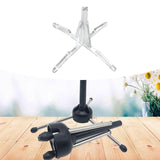 Maxbell Folding Clarinet Holder Support Lightweight Tripod Bracket Accessories Clear