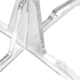 Maxbell Folding Clarinet Holder Support Lightweight Tripod Bracket Accessories Clear