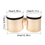 Maxbell Festival Bongo Drum with Stick Compact Adults Bongos for Early Education 2-4