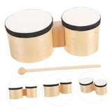 Maxbell Festival Bongo Drum with Stick Compact Adults Bongos for Early Education 2-4