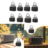 Maxbell Speaker Bag with Strap Handbag Travel Storage Case for Cable Mic Accessories Style A