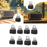 Maxbell Speaker Bag with Strap Handbag Travel Storage Case for Cable Mic Accessories Style A