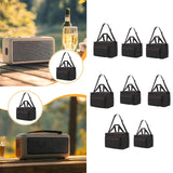 Maxbell Speaker Bag with Strap Handbag Travel Storage Case for Cable Mic Accessories Style A