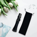 Maxbell Kazoo for Kids Adults with Storage Pouch Lightweight Kids Musical Instrument black