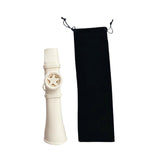 Maxbell Kazoo for Kids Adults with Storage Pouch Lightweight Kids Musical Instrument white
