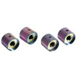 Maxbell 4 Pieces Electric Guitar Bass Knobs Replacement Premium Practical Dome Knobs