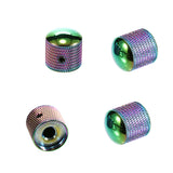 Maxbell 4 Pieces Electric Guitar Bass Knobs Replacement Premium Practical Dome Knobs