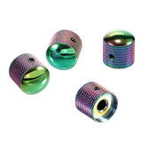 Maxbell 4 Pieces Electric Guitar Bass Knobs Replacement Premium Practical Dome Knobs
