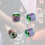 Maxbell 4 Pieces Electric Guitar Bass Knobs Replacement Premium Practical Dome Knobs