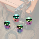 Maxbell 4 Pieces Electric Guitar Bass Knobs Replacement Premium Practical Dome Knobs