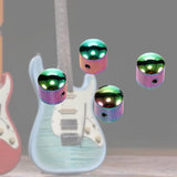 Maxbell 4 Pieces Electric Guitar Bass Knobs Replacement Premium Practical Dome Knobs