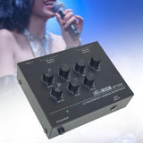 Maxbell Karaoke Sound Mixer Portable Home Audio Mixer for Karaoke Household Home Use