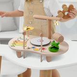 Maxbell Kids Drum Set Wooden Musical Instrument for Boy Girl Ages 3 4 5 6 Years Old