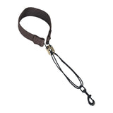 Maxbell Saxophone Neck Strap Instrument Accessories Sax Strap for Tenor Soprano Alto Brown