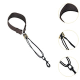 Maxbell Saxophone Neck Strap Instrument Accessories Sax Strap for Tenor Soprano Alto Brown