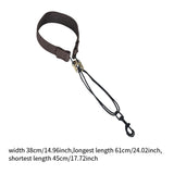 Maxbell Saxophone Neck Strap Instrument Accessories Sax Strap for Tenor Soprano Alto Brown