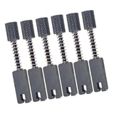 Maxbell 6x Guitar Bridge String Saddles Accurate Pitch Adjustment Metal Repair Parts