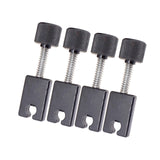 Maxbell 4 Pieces Electric Bass Bridge String Saddles Accurate Structure Repair Parts
