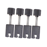 Maxbell 4 Pieces Electric Bass Bridge String Saddles Accurate Structure Repair Parts