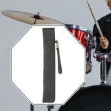 Maxbell Drumstick Bag Drum Accessory Drumstick Case for Playing Practicing Household Gray