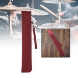 Maxbell Drumstick Bag Drum Accessory Drumstick Case for Playing Practicing Household Red