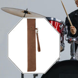 Maxbell Drumstick Bag Drum Accessory Drumstick Case for Playing Practicing Household Brown