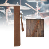 Maxbell Drumstick Bag Drum Accessory Drumstick Case for Playing Practicing Household Brown