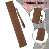 Maxbell Drumstick Bag Drum Accessory Drumstick Case for Playing Practicing Household Brown